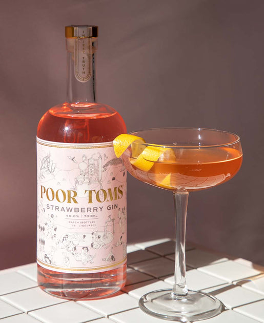 Strawberry Gin French 75 Poor Toms 4341